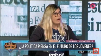 Evelin "Las bancas del Frente de Izquierda van a fortalecer las luchas de la juventud en las calles" - YouTube