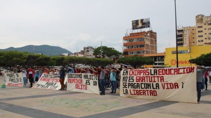 Dictan libertad incondicional a las y los normalistas detenidos de Mactumactzá