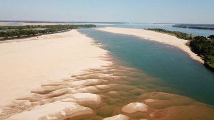 Río Paraná: impactantes imágenes de la mayor sequía en 77 años 