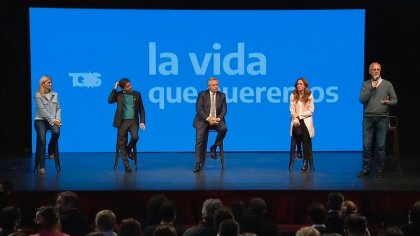 Frente de Todos: un acto con polarización y mentiritas de campaña