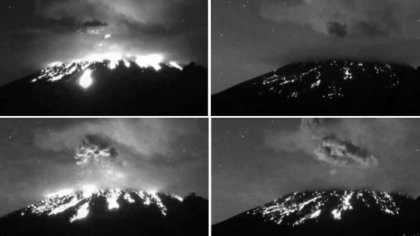 Activan alerta por actividad en volcán Popocatépetl