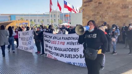 Trabajadores Sindicato Siglo XXI: "No vamos a dar nuestro brazo a torcer porque merecemos un sueldo digno"