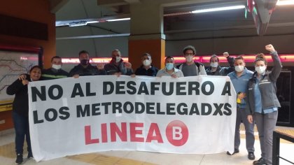 Reincorporaron a sus funciones a delegado de subte perseguido por Metrovías 