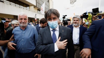 El Tribunal de Sassari (Cardeña) deja en libertad a Carles Puigdemont