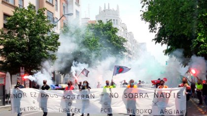 Trabajadora de Tubacex: “El futuro es de quien lucha y la clase obrera se va a plantar ante los abusos que vive”