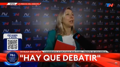 Myriam Bregman llega a los estudios de @Todo Noticias para #DebateCapital - YouTube