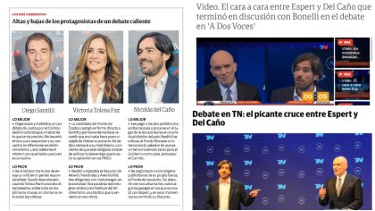 La prensa habló de la buena participación de Del Caño en #DebateBuenosAires