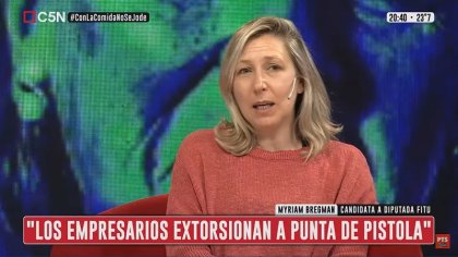 Myriam Bregman "La amenaza de desabastecimiento es una medida extorsiva" - YouTube