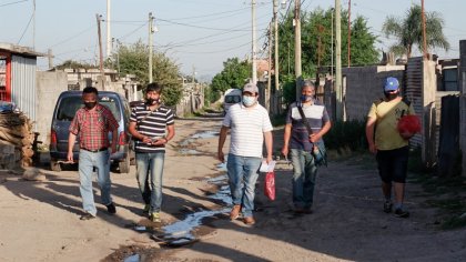 Vilca recorrió barrio Aero Club: los vecinos no olvidan las promesas incumplidas del radicalismo