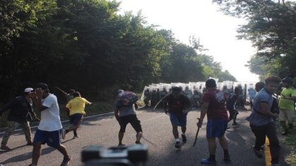 Nuevamente la Guardia Nacional reprime a la Caravana Migrante