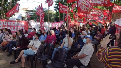 Padellaro, referente ferroviario y del FIT-U: "Llevamos adelante una campaña histórica"