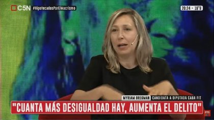 Myriam Bregman se le plantó a Larreta por la baja de la edad de punibilidad