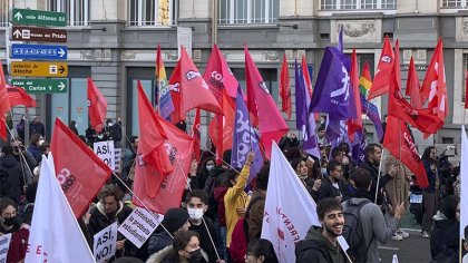 Estudiantes protestan contra la ley Castells: “No queremos una universidad para las empresas”