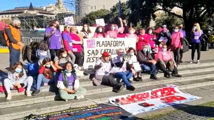 Encuentro de cuidadoras en Barcelona: “Colau, escucha, el SAD está en lucha”