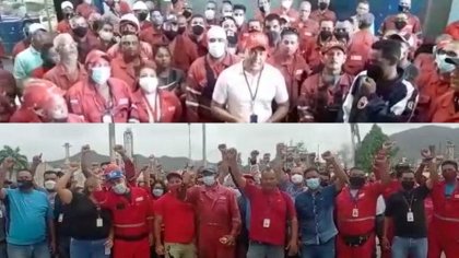 Cinco semanas de protestas llevan petroleros de Puerto La Cruz por salarios y contrato colectivo