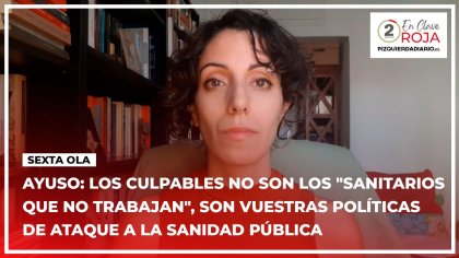 Lucía Nistal a Ayuso: los culpables no son los "sanitarios que no trabajan", son vuestras políticas - YouTube