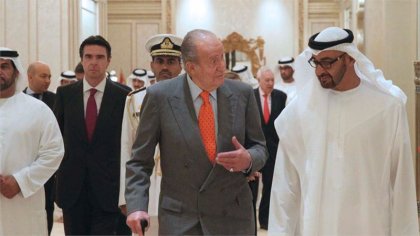 Para recibir el 2022 entre amigos: traficante de armas fugado en Abu Dabi junto a Juan Carlos I 