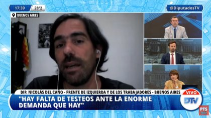 Nicolás del Caño "Estamos muy preocupados por la situación sanitaria" - YouTube