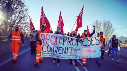 Trabajadores de la recogida de residuos de Salt en huelga indefinida