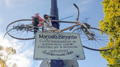 Realizaron una bicicleteada en memoria y por justicia para la ciclista atropellada en Palermo