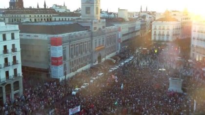 Cuatro años de cárcel a dos manifestantes madrileños por mostrar su solidaridad con Catalunya