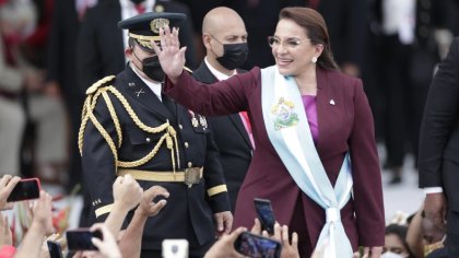 Xiomara Castro rinde protesta como presidenta de Honduras