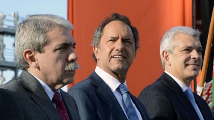 Scioli, Aníbal y Domínguez: crisis en el peronismo de la provincia de Buenos Aires