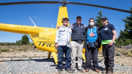 Rescataron a Jorge Rachid de la zona del Lago Escondido: "Decían que nos iban a matar"