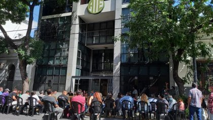 Faltazo de ATE Capital en las calles contra el FMI