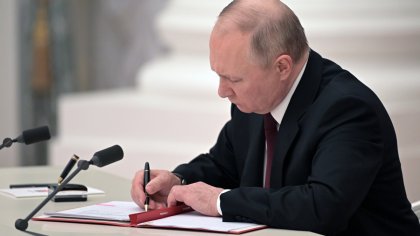 Putin reconoció la independencia de Donetsk y Lugansk