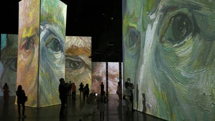 La muestra inmersiva de Van Gogh vendió 200.000 entradas y se extiende a junio