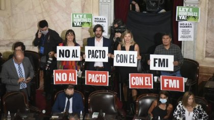 Congreso: la izquierda reclamó que puedan exponer quienes cuestionan el pacto con el FMI