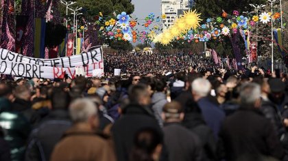 Protestas en Albania contra el aumento de los combustibles y alimentos