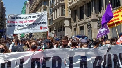 Catalunya: ¡Estudiantes, docentes y toda la comunidad educativa salimos a la calle!