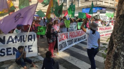 Organizaciones campesinas e indígenas se movilizan contra desalojos forzosos y la criminalización de la lucha por la tierra