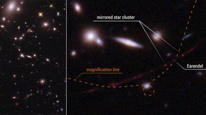 NASA: el telescopio Hubble detectó a “Earendel”, la estrella más lejana y jamás observada