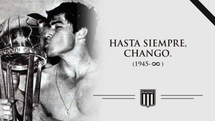 Racing despide con tristeza al “Chango” Cárdenas, autor de gol más importante de su historia