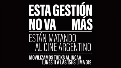 La comunidad audiovisual contra Puenzo y el ajuste al cine