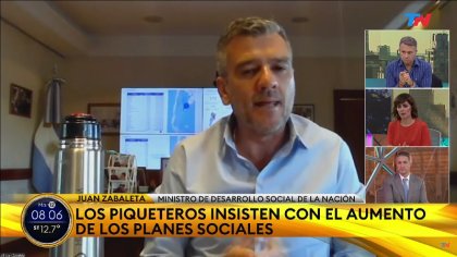 Zabaleta otra vez contra los movimientos sociales en la previa de otra movilización