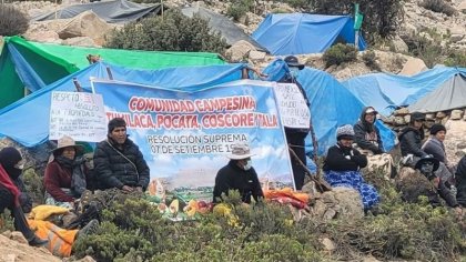 Gobierno peruano declaró estado de emergencia ante protestas campesinas contra empresa minera