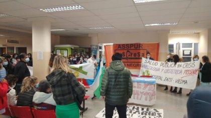 Segunda jornada de lucha unitaria de docentes y salud en Río Negro