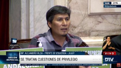 Alejandro Vilca "Repudiamos la represión del gobierno de Catamarca en Andalgalá" - YouTube