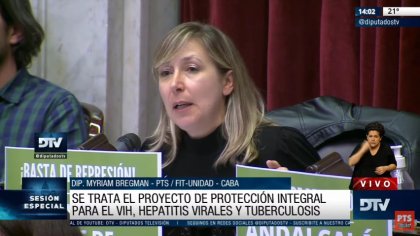 Myriam Bregman: Bienvenida sea esta #LeyVIHyHepatitisYA ! - YouTube