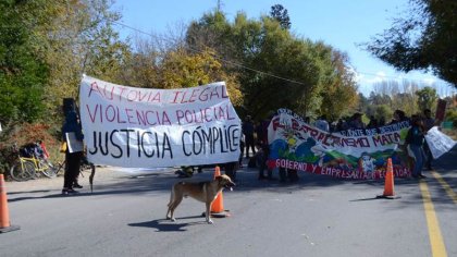 Violento desalojo al acampe contra la Autovía de Punilla