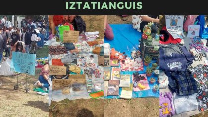 Tianguis en FES Iztacala: vamos por la exigencia de una beca universal