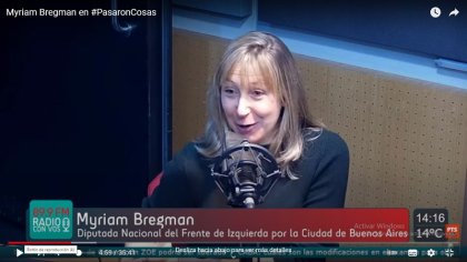 Myriam Bregman en #PasaronCosas - YouTube