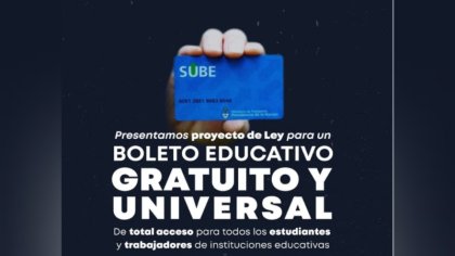 En los pasillos se escucha: ¡boleto educativo, gratuito y universal ya!