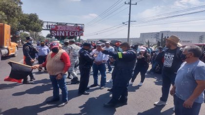 Colegio de Postgraduados: Trabajadores bloquearon carretera México-Texcoco