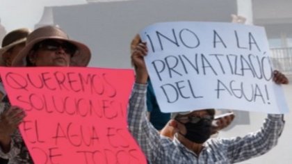 Protestas en Querétaro contra la “Ley de aguas”