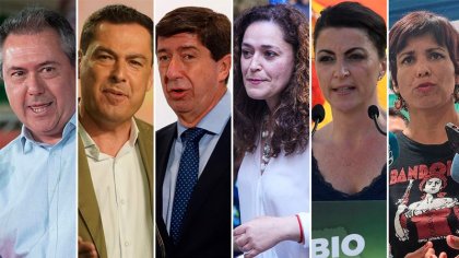 La campaña electoral andaluza comienza marcada por el crecimiento de Vox